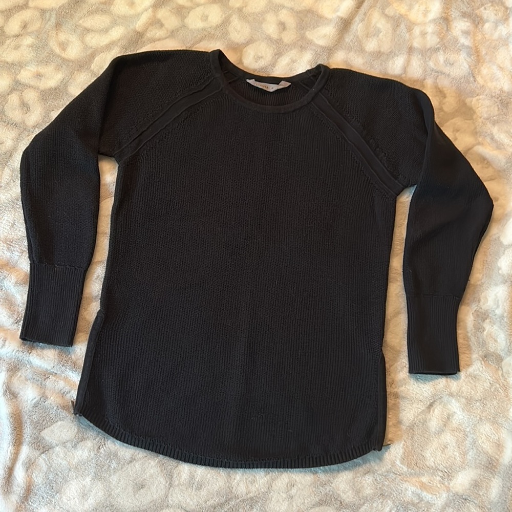 Athleta Black Crew Neck Sweater